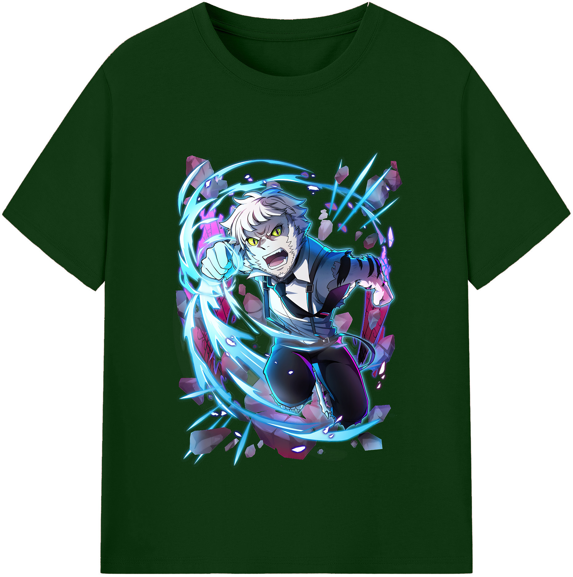 （画像用） 文豪ストレイドッグス Bungo Stray Dogs 綿100％半袖Tシャツ（フロントプリント）